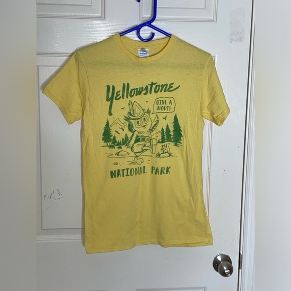 Vintage Yellowstone Shirt National Park Cute “Give A Hoot!” Graphic T Shirt S‌‌ - Picture 9 of 10